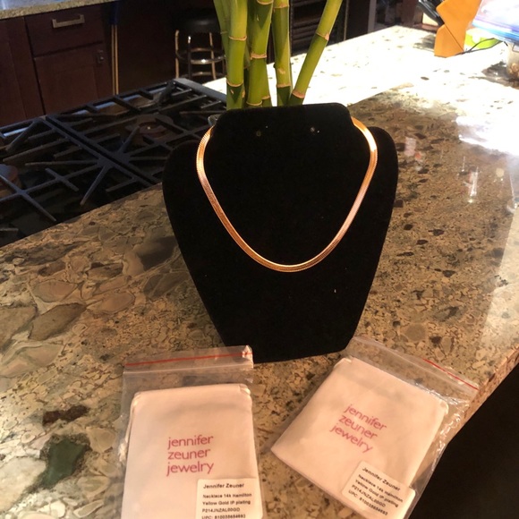 Jennifer Zeuner Jewelry - JZ Herringbone Hamilton Necklace